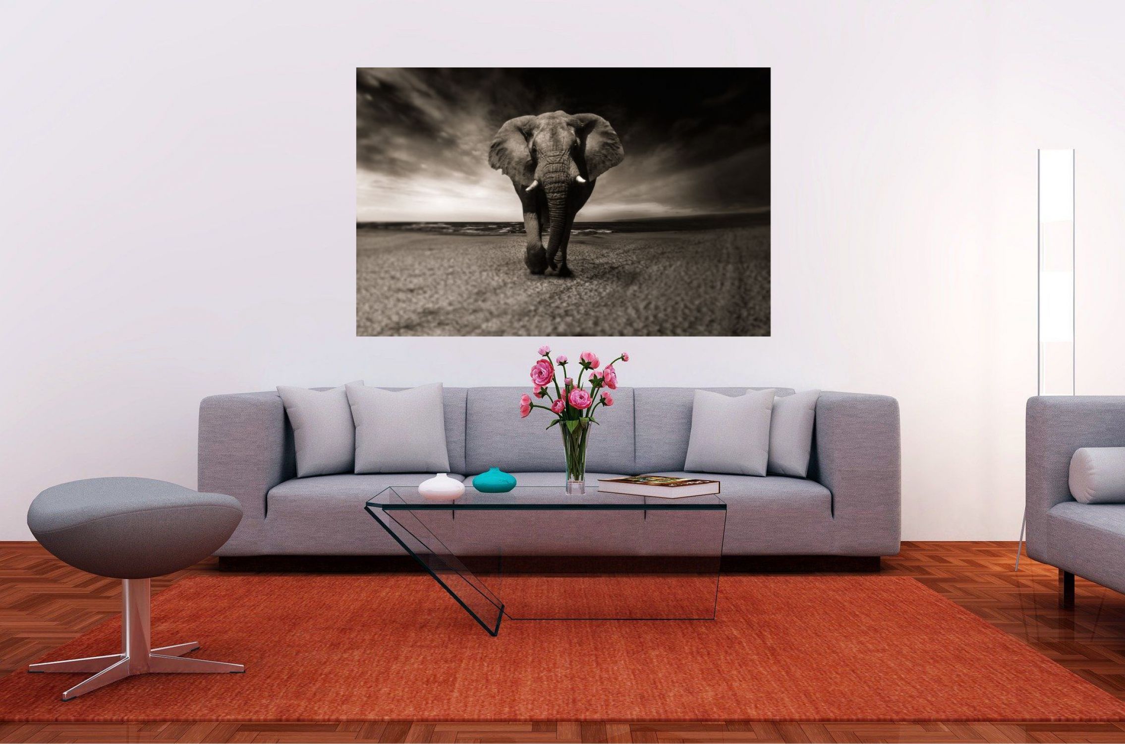 Wandbild "Elefant"