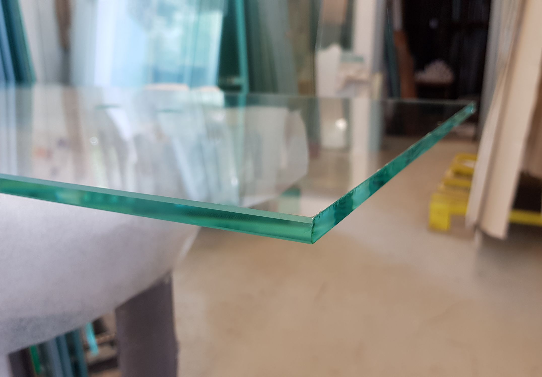 Floatglas 10 mm, Modell nach Schablone/Zeichnung