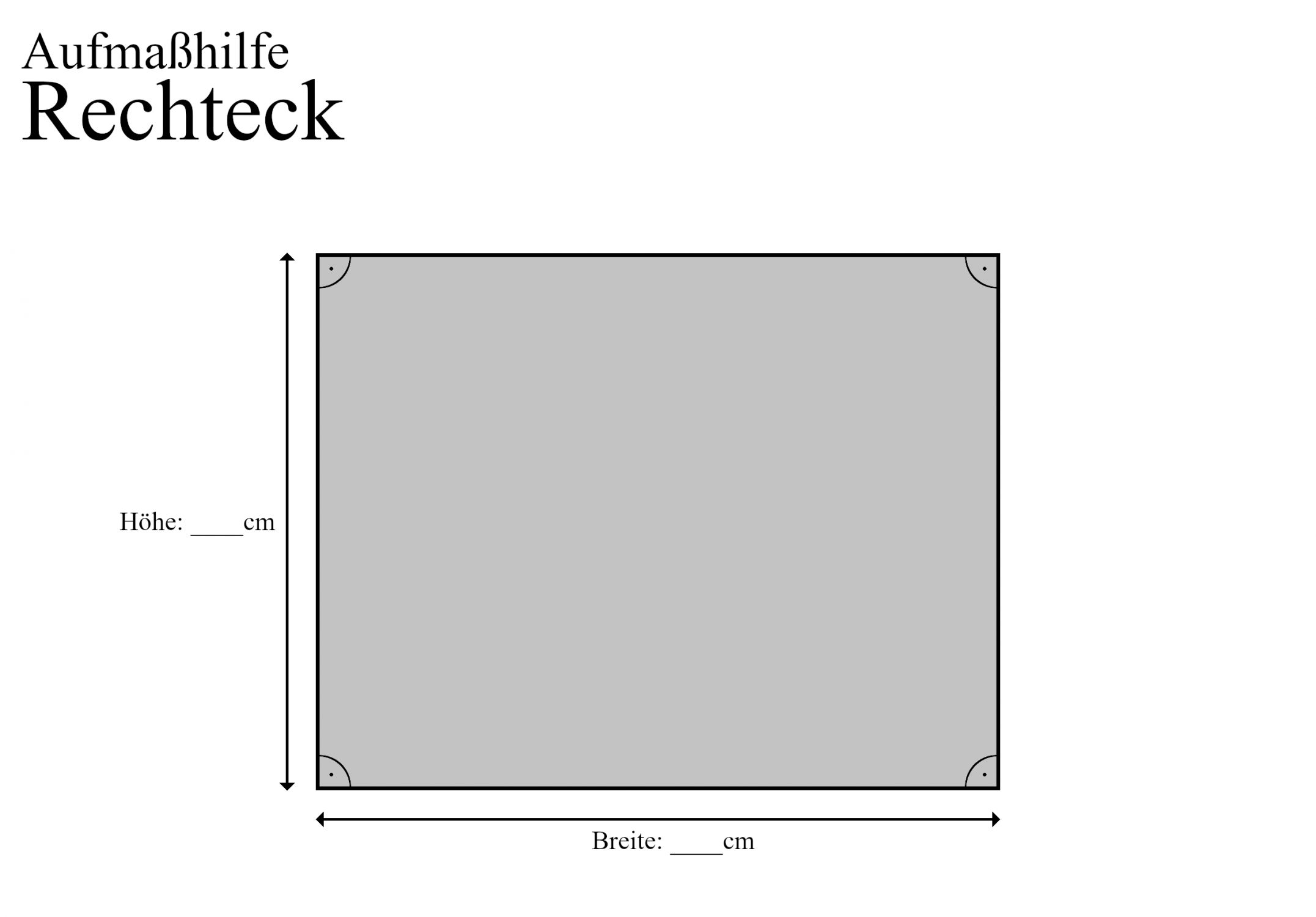 Spiegel 4 mm, Rechteck