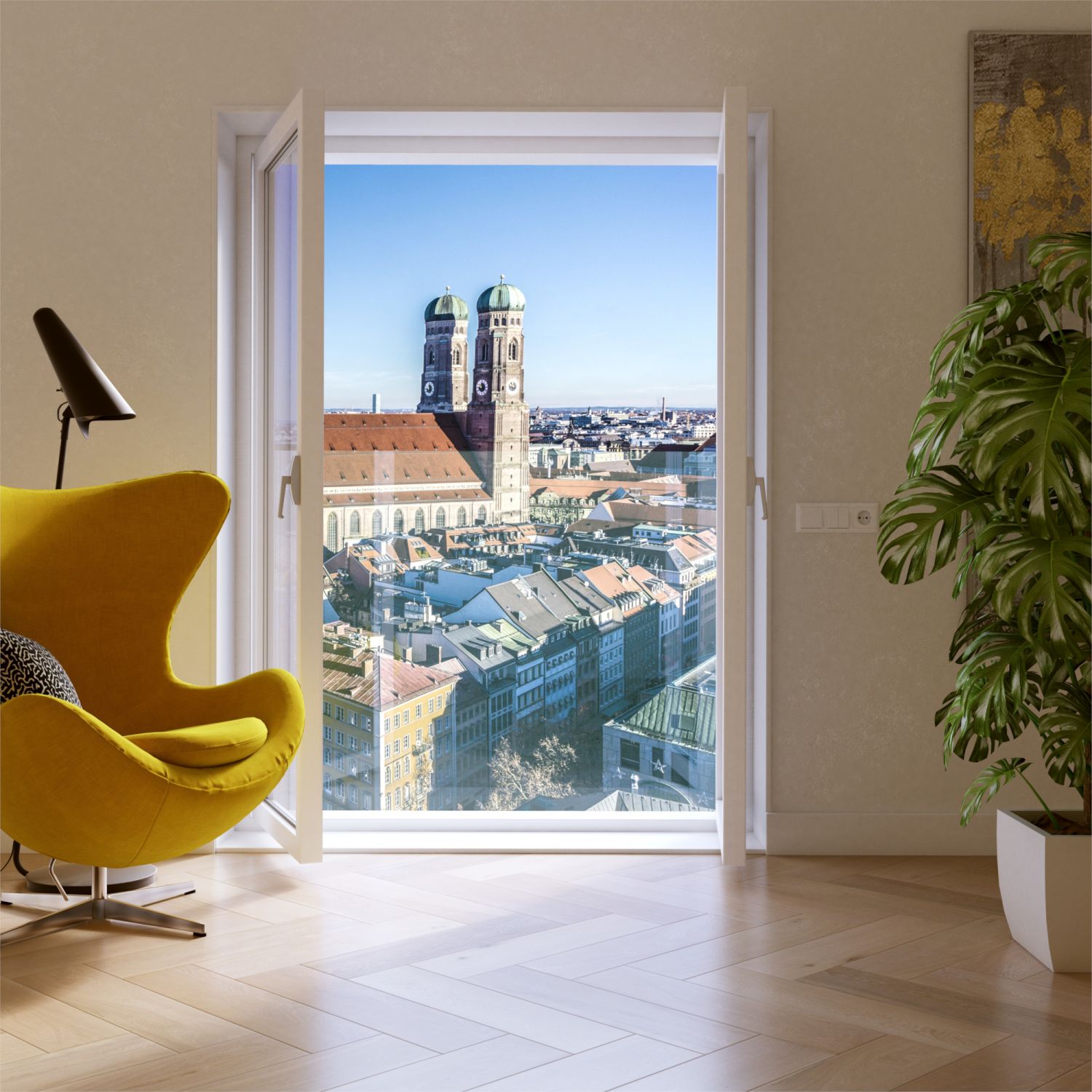 Französischer Balkon, Easy Glas View, VSG aus 2x 6 mm ESG 13.52 mm
